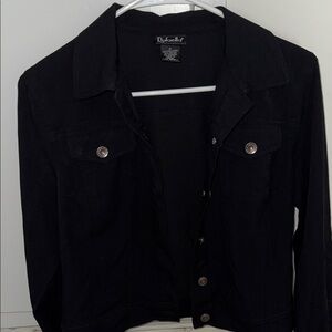 Rafaella Black Jean Jacket for Women